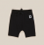 HuxBaby Black Shorts 6-12Months